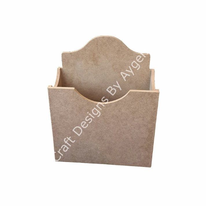 Boyanabilir Ahşap Ham Objeler -KAPI ÖNÜ DÜZ GAZETELİK