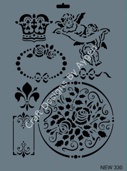 STENCIL NEW SERI X-LARGE 300