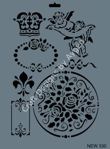 STENCIL NEW SERI X-LARGE 300