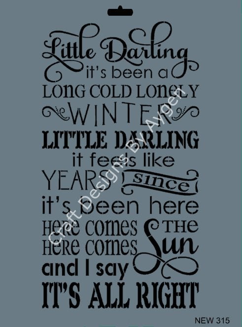 STENCIL NEW SERI X-LARGE 315