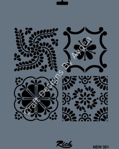 STENCIL NEW SERI X-LARGE 351