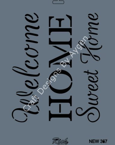 STENCIL NEW SERI X-LARGE 367