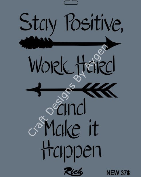 STENCIL NEW SERI X-LARGE 378