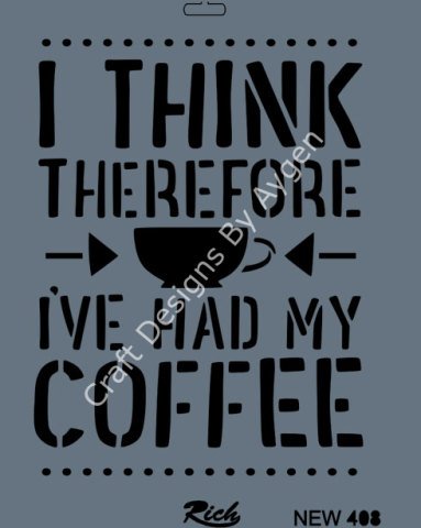 STENCIL NEW SERI X-LARGE 408