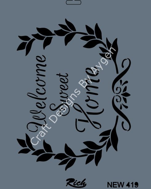 STENCIL NEW SERI X-LARGE 419