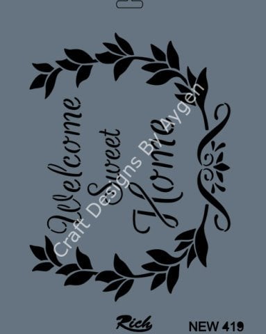 STENCIL NEW SERI X-LARGE 419