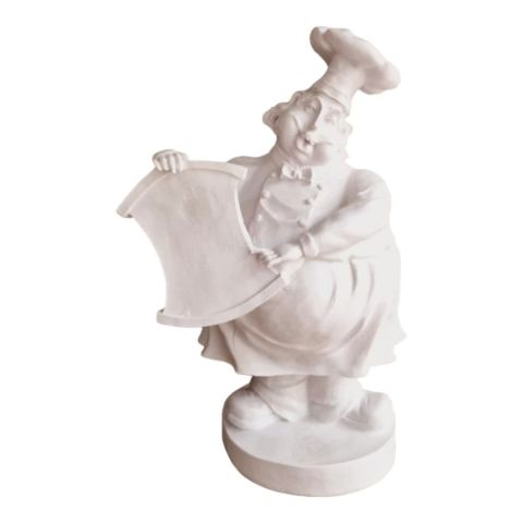 Boyanabilir Polyester Ham Objeler -BÜYÜK TOMBUL MENÜLÜ AŞÇI