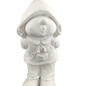 Boyanabilir Polyester Ham Objeler -KÜÇÜK ERKEK CÜCE 44X18 CM