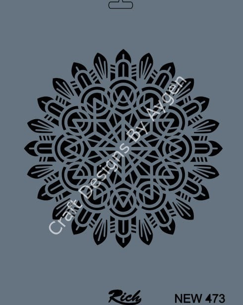 STENCIL NEW SERI X-LARGE 473