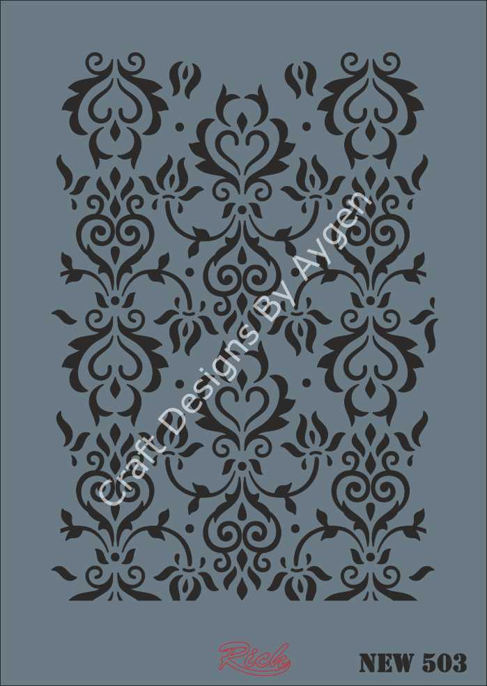 STENCIL NEW SERI X-LARGE 503