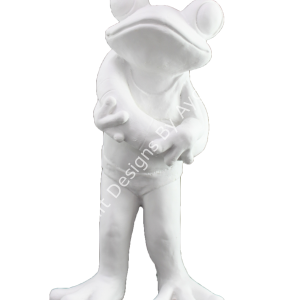 Boyanabilir Polyester Ham Objeler -SİMİTLİ KURBAĞA 43X23 CM