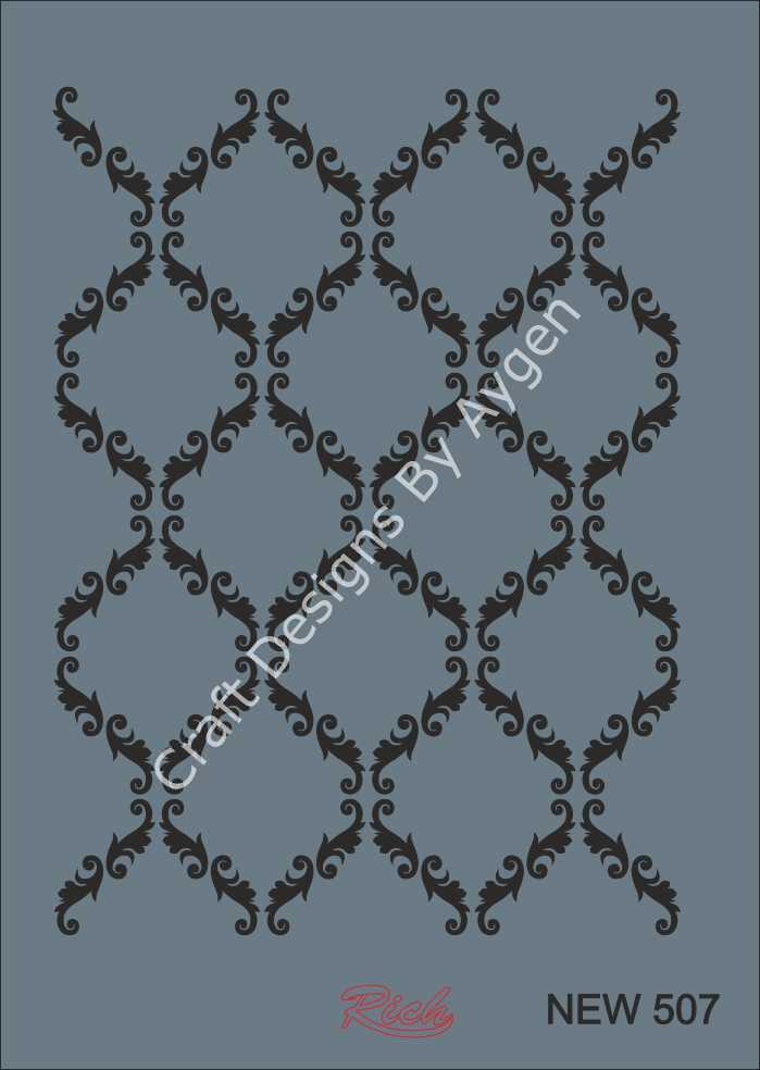 STENCIL NEW SERI X-LARGE 507