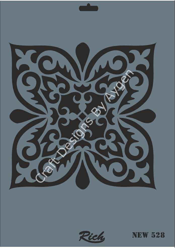 STENCIL NEW SERI X-LARGE 528
