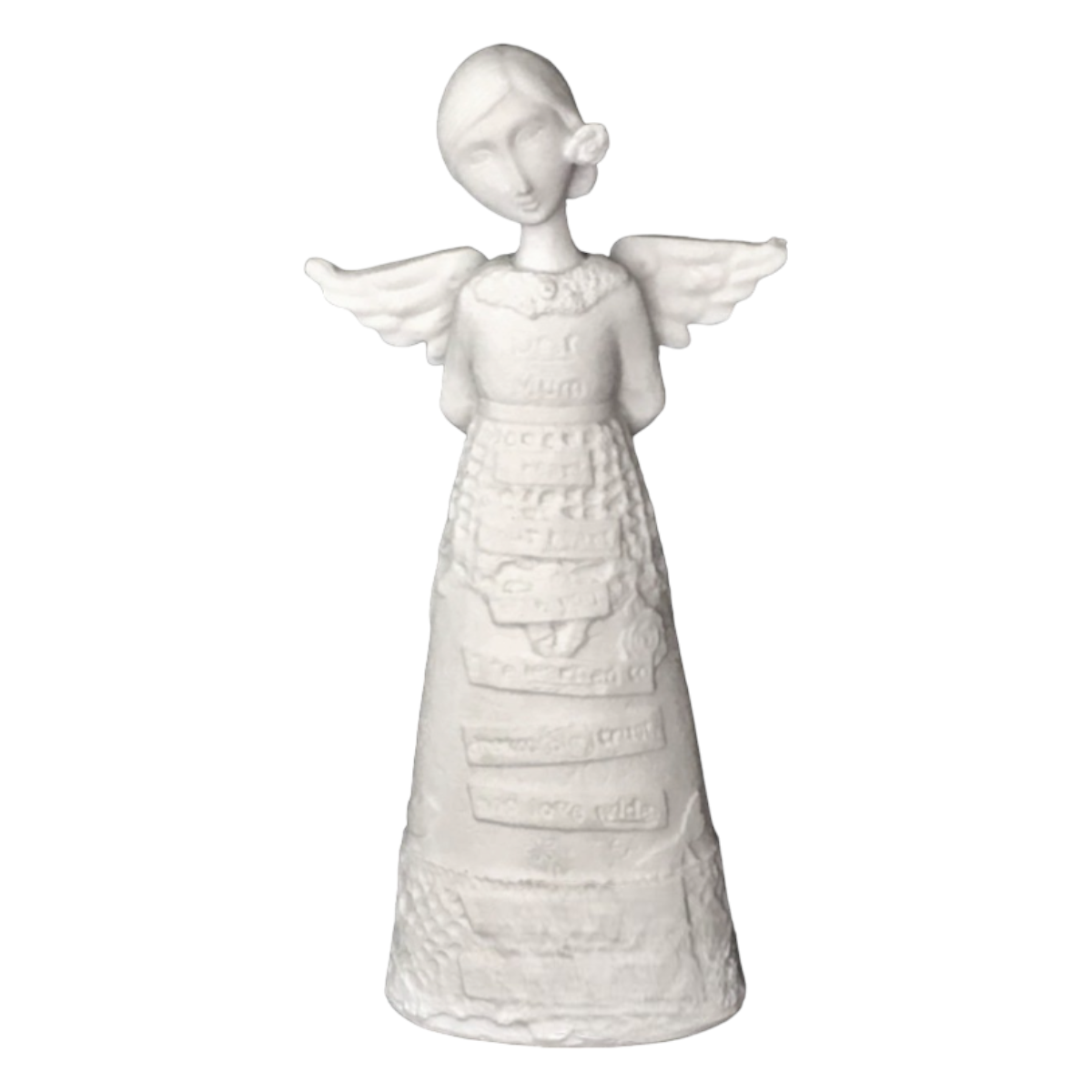 Boyanabilir Polyester Ham Objeler -ELBİSELİ MELEK ELLERİ ARKADA