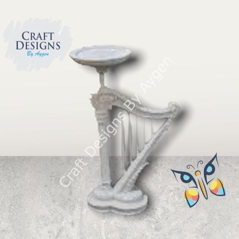 Boyanabilir Polyester Ham Objeler -ARP MUMLUK 26X10 CM