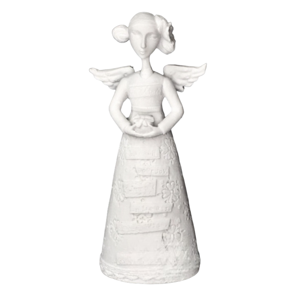 Polyester Ham Objeler -ELBİSELİ MELEK ELLERİ BELİNDE