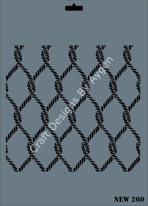 STENCIL NEW SERI X-LARGE 260