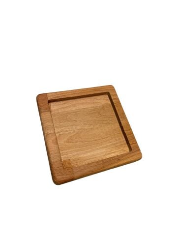 Boyanabilir Ahşap Ham Objeler - AHŞAP BARDAK ALTLIĞI 10x10 KARO UYUMLU - KARO HARİÇ