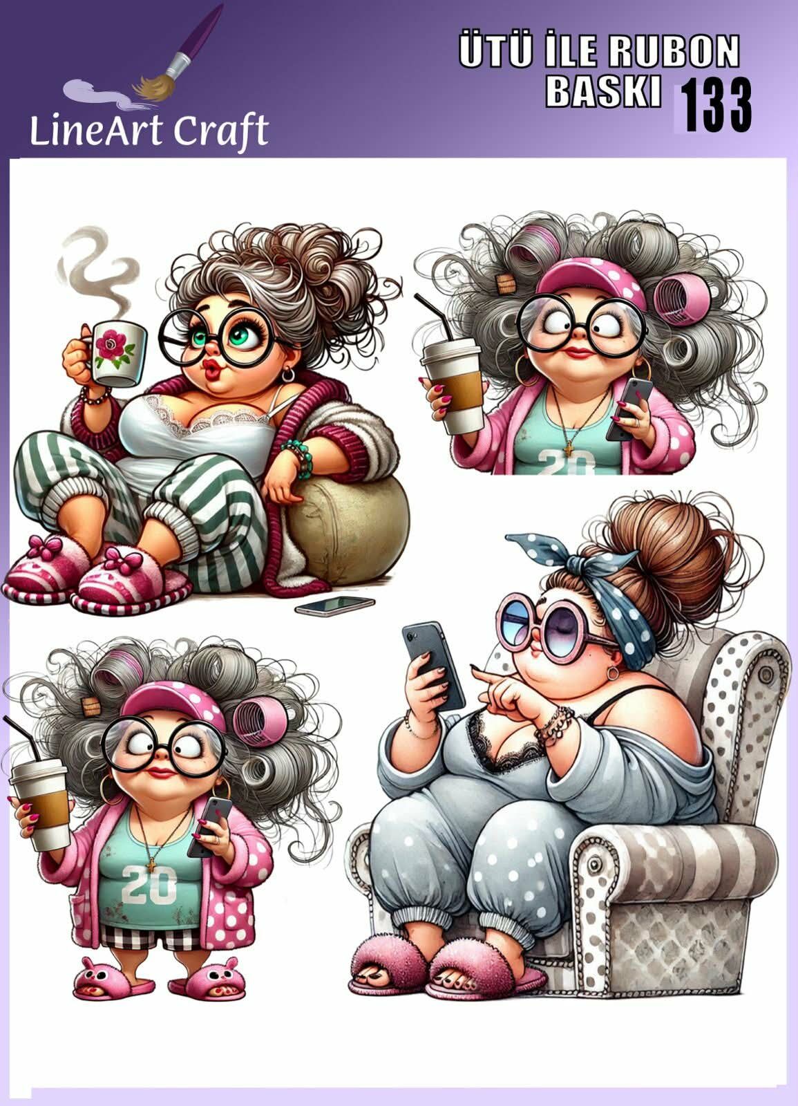 ÜTÜ ILE RUB ON TRANSFER – NO: 133 30×30 CM