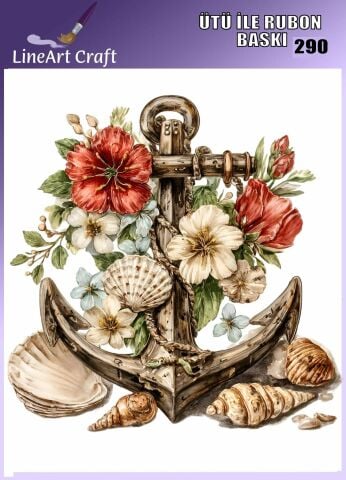 ÜTÜ ILE RUB ON TRANSFER – NO: 290 30×30 CM