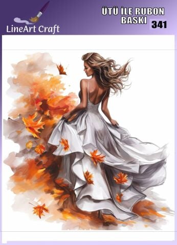 ÜTÜ ILE RUB ON TRANSFER – NO: 341 30×30 CM