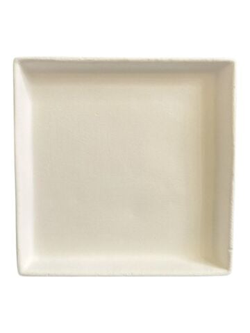 HAM ÇİNİ BİSKÜVİ - KARE TABAK ORTA BOY 15x15 CM