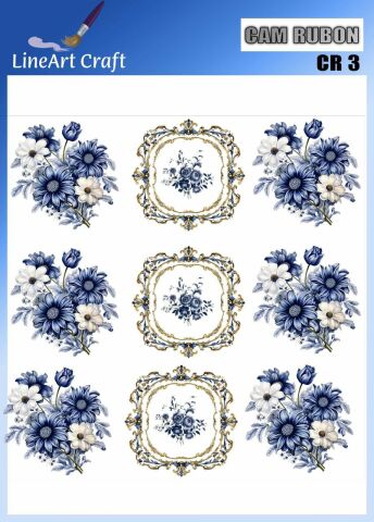 CAM RUB-0N TRANSFER – No: CR03 20×20 CM