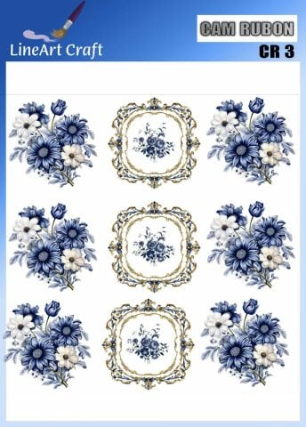 CAM RUB-0N TRANSFER – No: CR03 20×20 CM