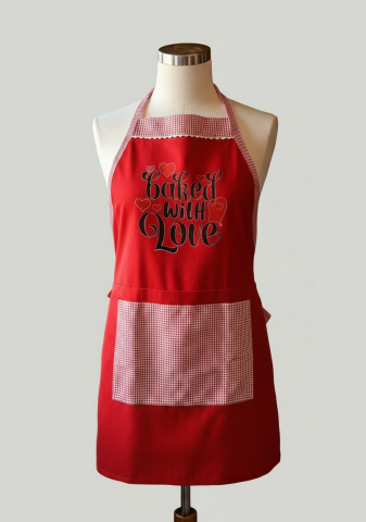 BAKED WITH LOVE KIRMIZI MUTFAK ÖNLÜĞÜ