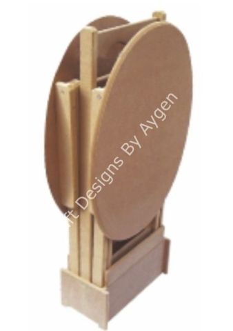 Boyanabilir Ahşap Ham Objeler - OVAL ZİGON 2 Lİ