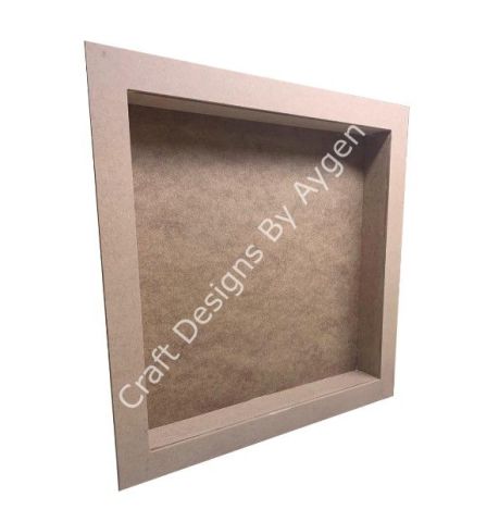 Boyanabilir Ahşap Ham Objeler - ÇERÇEVELİ PANO 60X60