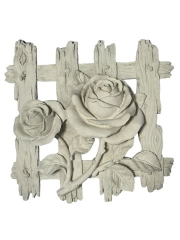 Boyanabilir Polyester Ham Objeler -GÜLLÜ ÇİT 29X29 CM