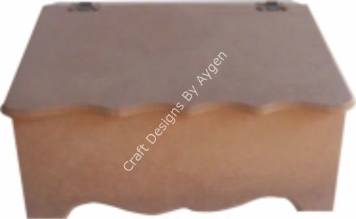 Boyanabilir Ahşap Ham Objeler - KUTU EKMEKLİK NO:1