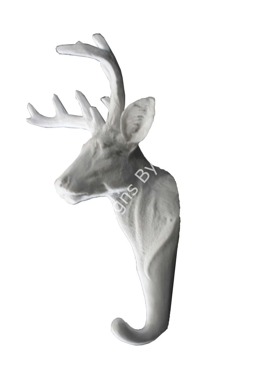 Boyanabilir Polyester Ham Objeler -GEYİK DUVAR ASKISI(17X8CM)