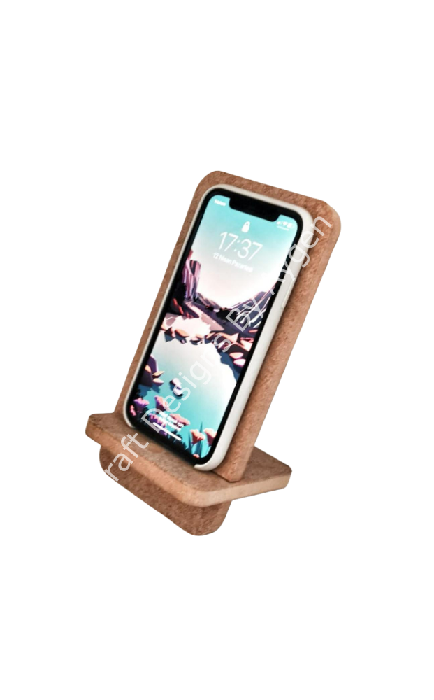 Boyanabilir Ahşap Ham Objeler -TELEFON STANDI 20 x 15 cm