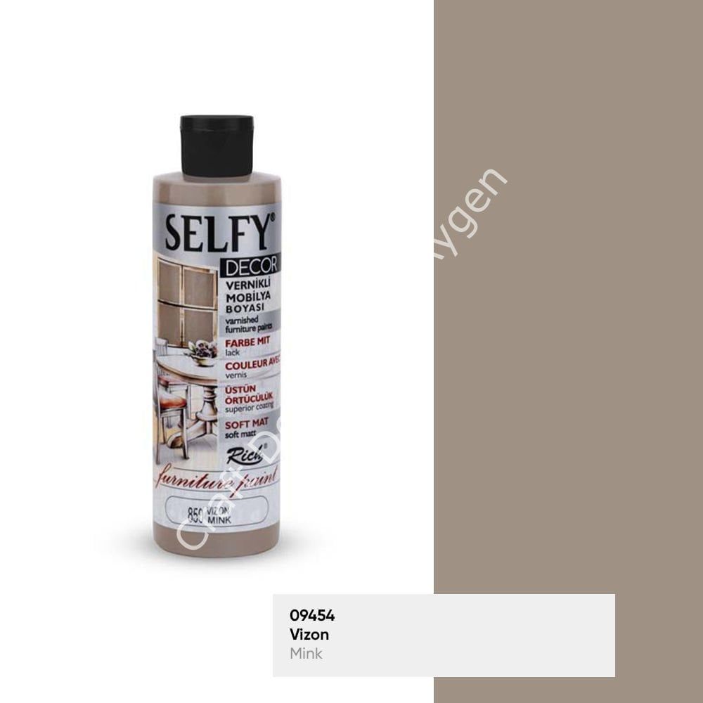 SELFY DECOR MOBİLYA BOYASI - VİZON 240ml