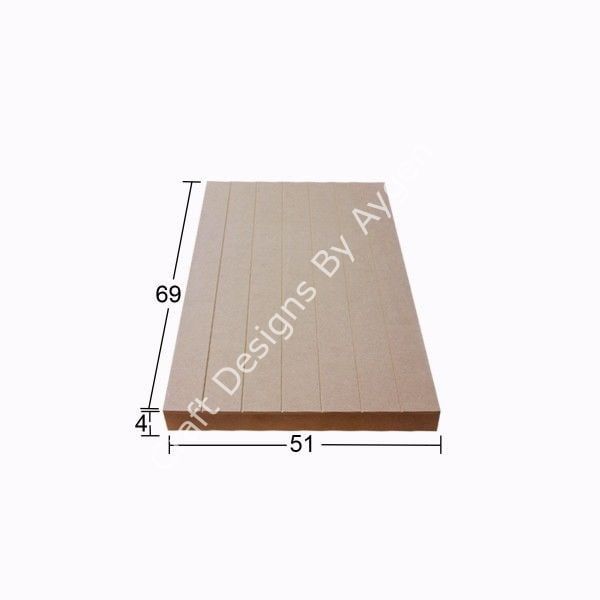 Boyanabilir Ahşap Ham Objeler -BÜYÜK DÜZ ŞASE PANO