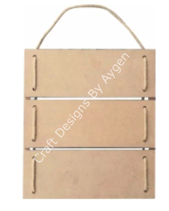 Boyanabilir Ahşap Ham Objeler - İPLİ PANO