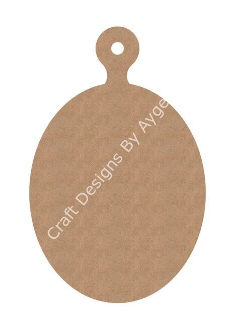 Boyanabilir Ahşap Ham Objeler -OVAL SUNUMLUK BÜYÜK