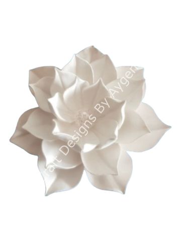 Boyanabilir Polyester Ham Objeler -NİLÜFER  28X28