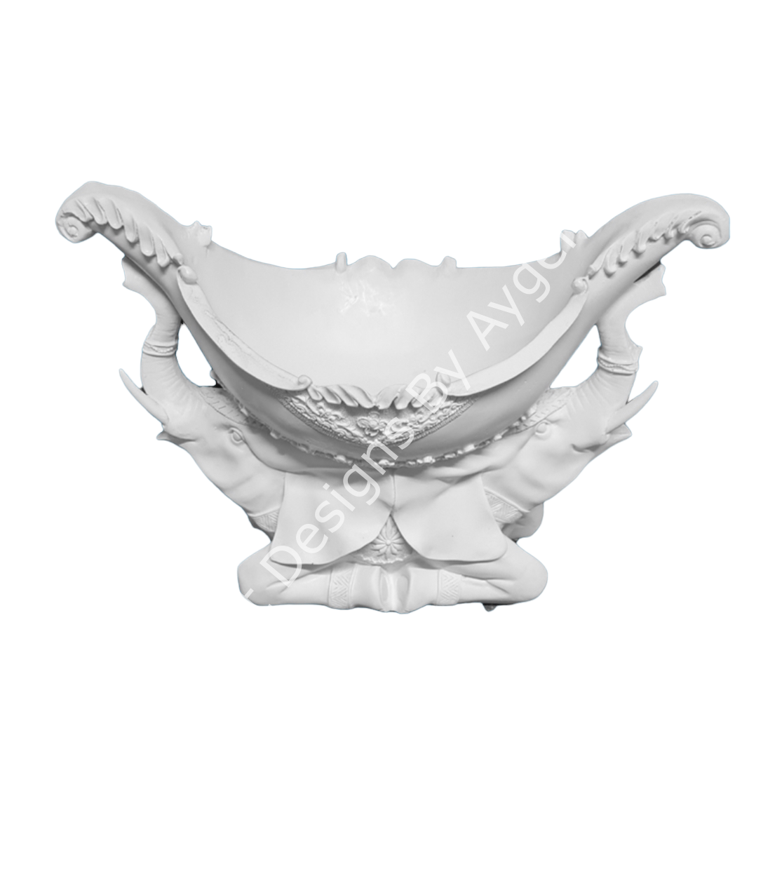 Boyanabilir Polyester Ham Objeler -BÜYÜK FİLLİ TABAK  24X33