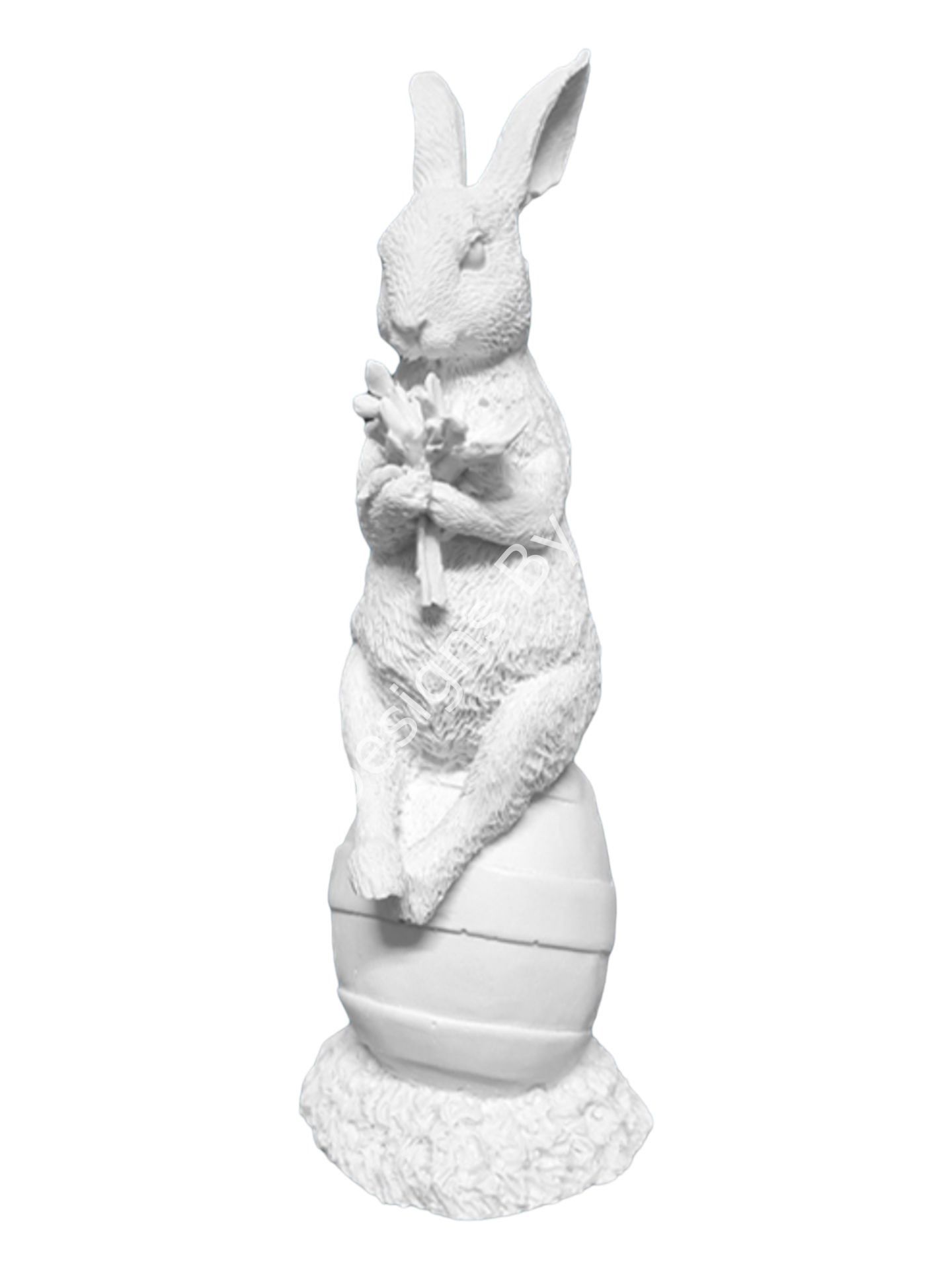 Boyanabilir Polyester Ham Objeler -KÜÇÜK TAVŞAN  19X7