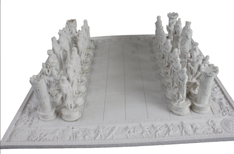 Boyanabilir Polyester Ham Objeler -MUHAREBE SATRANÇ SETİ