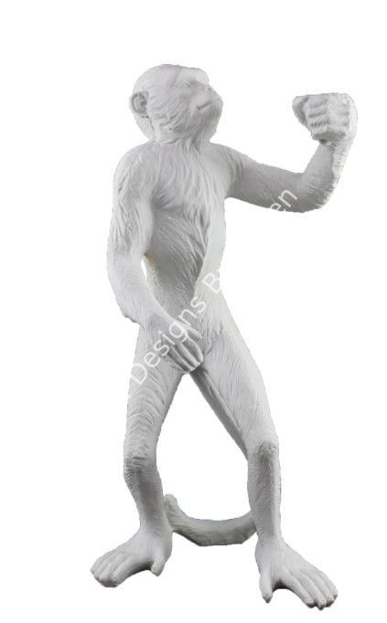 Boyanabilir Polyester Ham Objeler -MAYMUN 43X20 CM