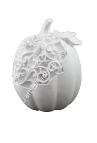 Boyanabilir Polyester Ham Objeler -BÜYÜK SÜSLÜ KABAK 24X20 CM