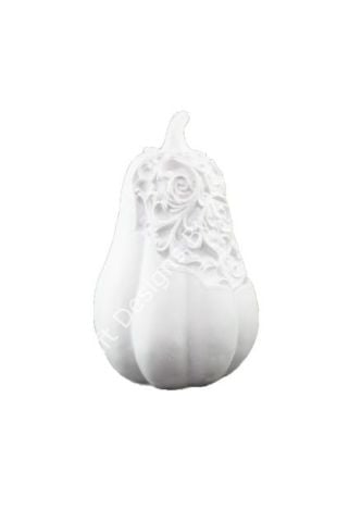 Boyanabilir Polyester Ham Objeler -BÜYÜK SÜSLÜ ARMUT 35X20 CM