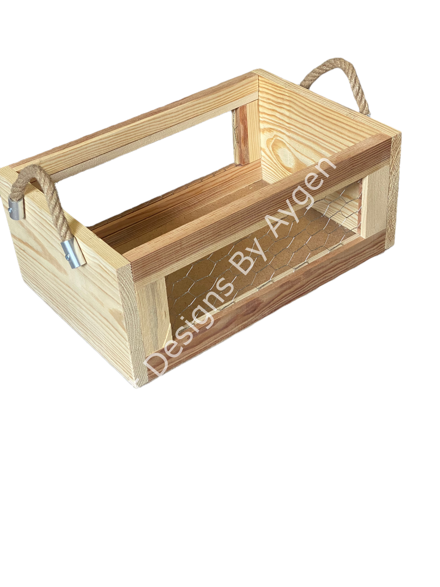 Boyanabilir Ahşap Ham Objeler -MASIF KASA KÜÇÜK