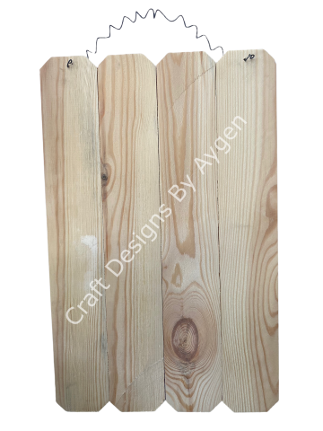 Boyanabilir Ahşap Ham Objeler -MASİF TELLİ PANO