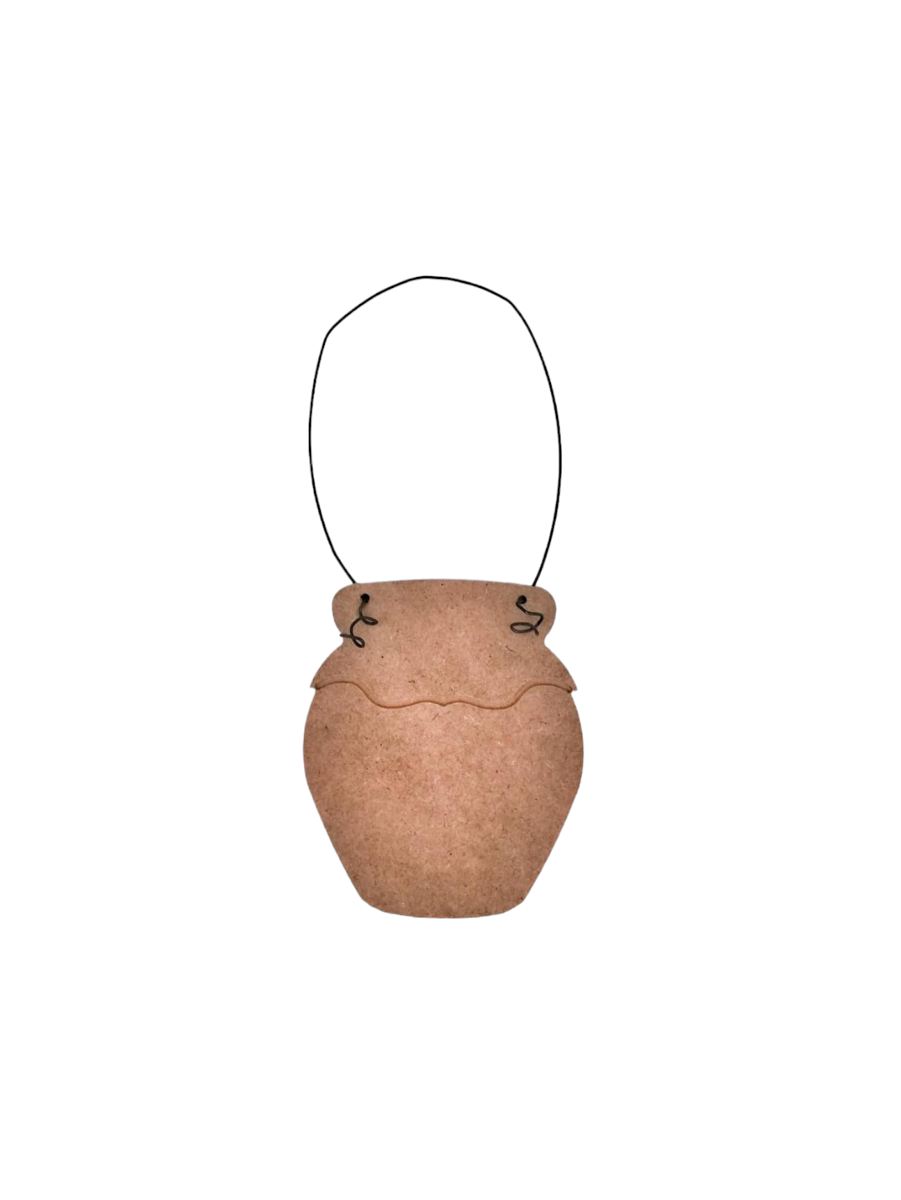 Boyanabilir Ahşap Ham Objeler -KAVANOZ 12 cm