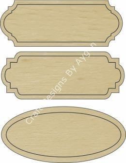 Boyanabilir Ahşap Ham Objeler - PAKET SÜS